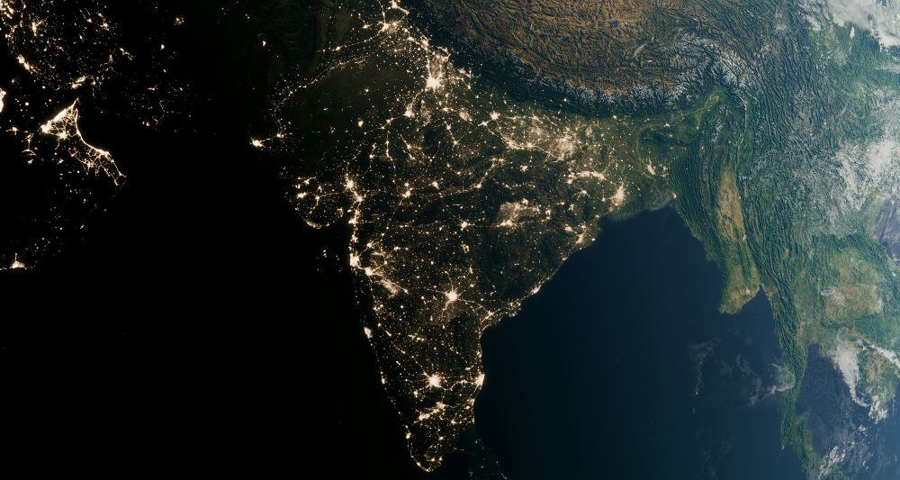 India from space