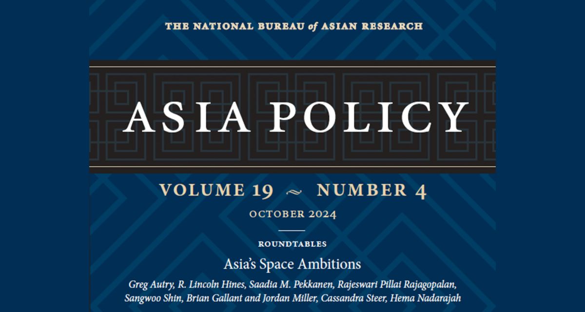 Asia Policy report cover 