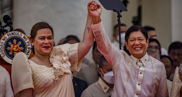 Sara Duterte and Ferdinand Marcos Jr. 